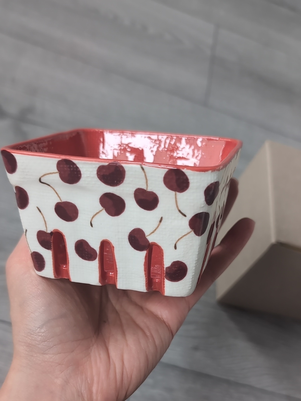 NWT Anthropologie Ceramic Fruit Baskets - Picture 6 of 12